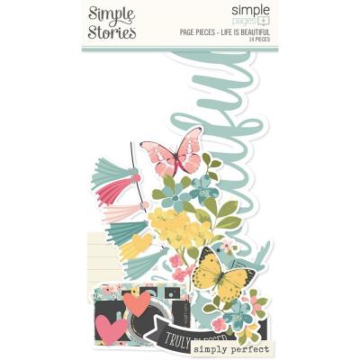 Simple Stories Simple Pages Pieces Die Cuts - Life is Beautiful